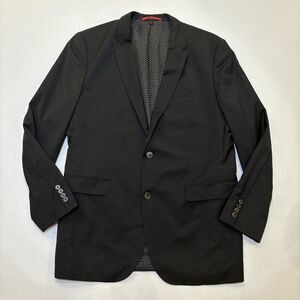 Hugo Boss Men's Black Marlane Biella Sports Coat 44 L